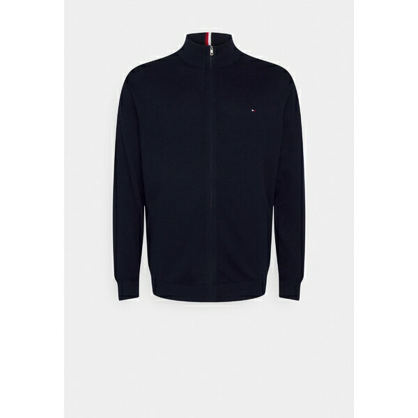 トミー ヒルフィガー メンズ ニット&セーター アウター PIMA - Cardigan - dark blue