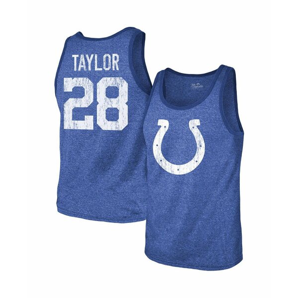ޥƥå   ȥåץ Men's Threads Jonathan Taylor Heathered Royal In...