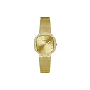 ゲス レディース ブレスレット・バングル・アンクレット アクセサリー Women's Gold-Tone Stainless Steel Mesh Bracelet Watch 32mm Gold-Tone(4)