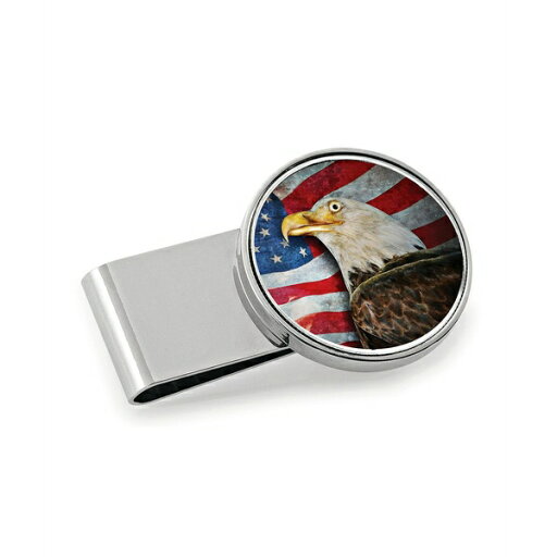 アメリカンコイントレジャー メンズ 財布 アクセサリー Men's American Bald Eagle Colorized JFK Half Dollar Stainless Steel Money Clip Silver アメリカンコイントレジャー メンズ 財布 アクセサリー Men's American Bald Eagle Colorized JFK Half Dollar Stainless Steel Money Clip Silver