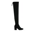 ロンンドンラグ レディース ブーツ シューズ Liama Minimal Drawstring Detail Knee-High Boots Black