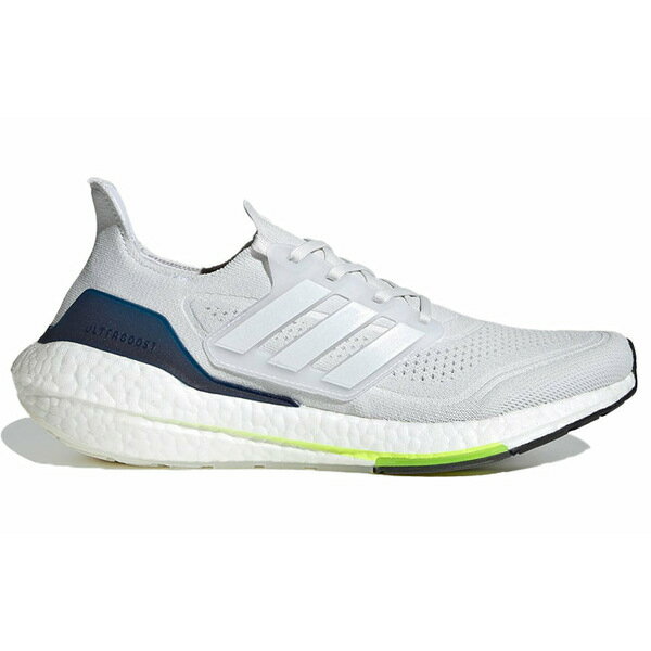 adidas アディダス メンズ スニーカー Gray/Blue/Green 【adidas UltraBoost 21 'Crystal White' FY0371】 サイズ US_11.5(29.5cm)