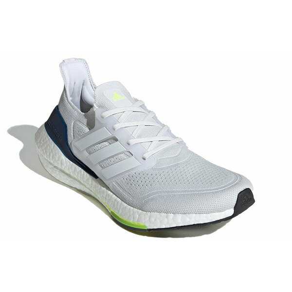 adidas アディダス メンズ スニーカー Gray/Blue/Green 【adidas UltraBoost 21 'Crystal White' FY0371】 サイズ US_11.5(29.5cm)