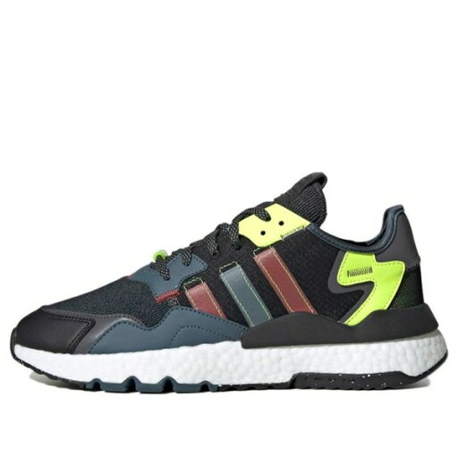 adidas アディダス メンズ スニーカー Black/Yellow/Green/Red 【adidas Nite Jogger 'Grey Blue Yellow' FZ1958】 サイズ US_M_4.5 adidas アディダス メンズ スニーカー Black/Yellow/Green/Red 【adidas Nite Jogger 'Grey Blue Yellow' FZ1958】 サイズ US_M_4.5