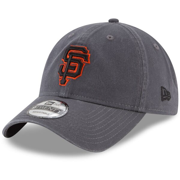 j[G Y Xq ANZT[ San Francisco Giants New Era Fashion Core Classic 9TWENTY Adjustable Hat Graphite