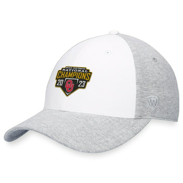 gbvEIuEUE[h Y Xq ANZT[ Oklahoma Sooners Top of the World Unisex 2023 NCAA Softball Women's College World Series Champions Adjustable Hat White