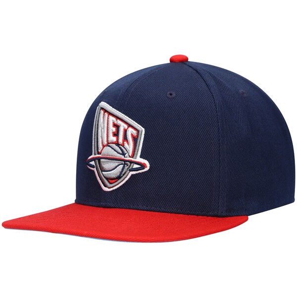 楽天astyミッチェル&ネス メンズ 帽子 アクセサリー New Jersey Nets Mitchell & Ness x Lids Hardwood Classics DNA 2Tone Snapback Hat Navy