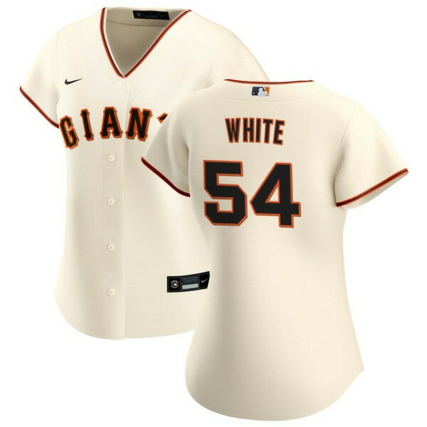 iCL fB[X jtH[ gbvX San Francisco Giants Nike Women's Home Replica Custom Jersey Cream