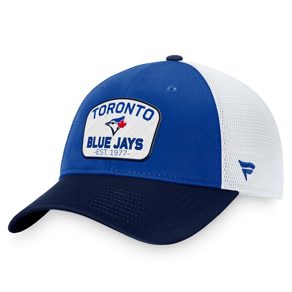 t@ieBNX Y Xq ANZT[ Toronto Blue Jays Fanatics Branded TwoTone Patch Trucker Adjustable Hat Royal/Navy