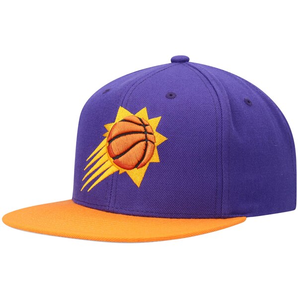 ミッチェル＆ネス ミッチェル&ネス メンズ 帽子 アクセサリー Phoenix Suns Mitchell & Ness Team TwoTone 2.0 Snapback Hat Purple/Orange