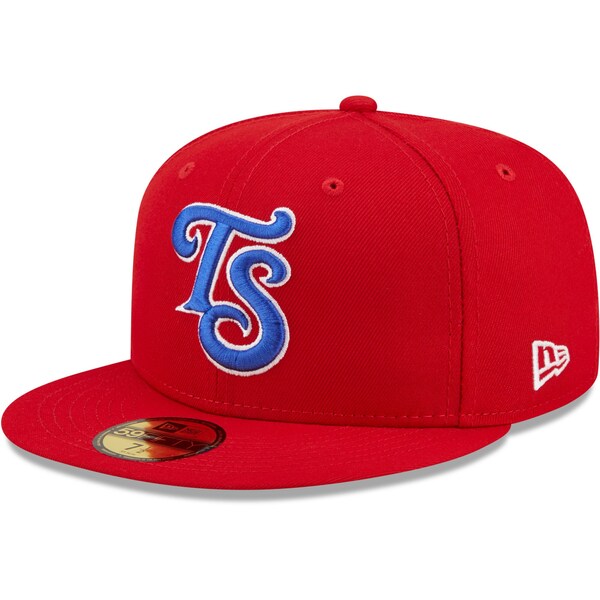 ニューエラ メンズ 帽子 アクセサリー Tennessee Smokies New Era Authentic Collection 59FIFTY Fitted Hat Red