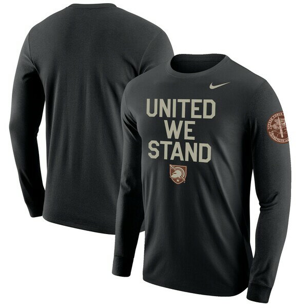 ʥ  T ȥåץ Army Black Knights Nike Rivalry United We Stand 2Hit Long Sleeve TShirt Black