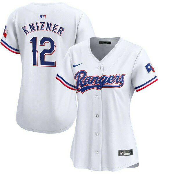 ʥ ǥ ˥ե ȥåץ Texas Rangers Nike Women's Home Limited Custom Jersey White