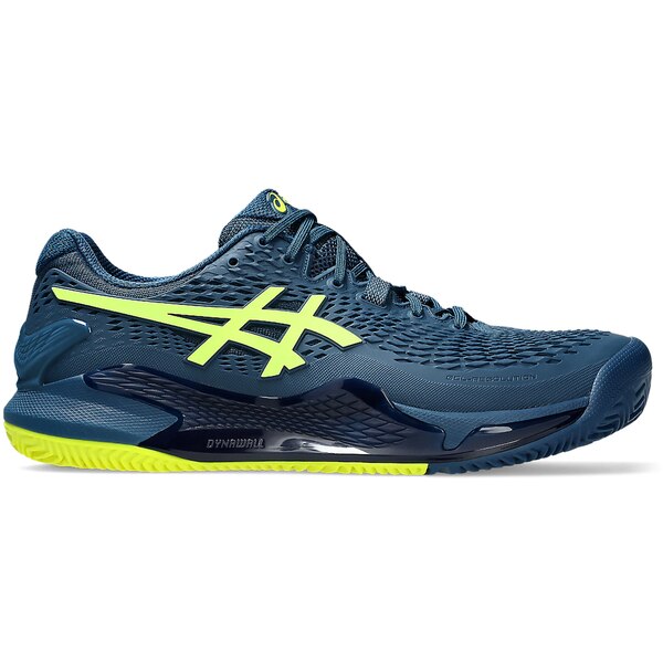 ASICS アシックス メンズ スニーカー 【ASICS Gel-Resolution 9 Clay Mako Blue Safety Yellow】 サイズ US_9.5(27.5cm) Mako Blue/Safety Yellow