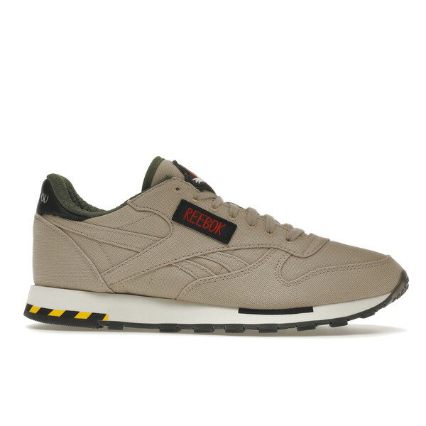 Reebok リーボック メンズ スニーカー 【Reebok Classic Leather Ghostbusters】 サイズ US_11.5(29.5cm) Modern Beige/Black-Blaze Yellow