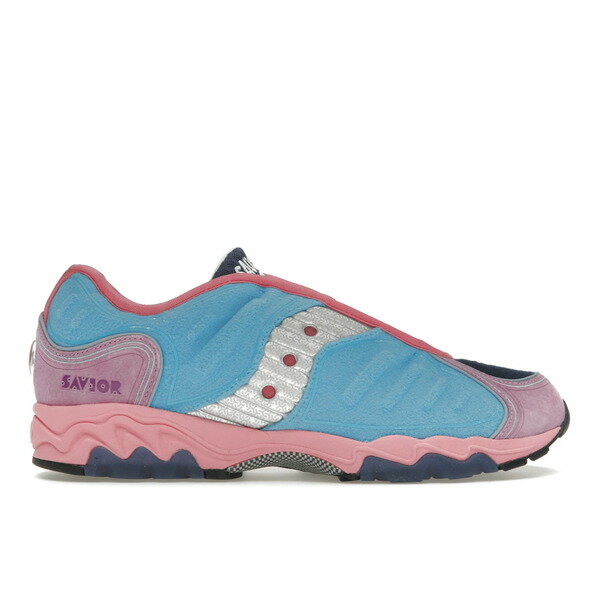 楽天astySaucony サッカニー メンズ スニーカー 【Saucony Matrix Jae Tips No Shoes In The House Blue Pink】 サイズ US_11.5（29.5cm） Blue/Pink