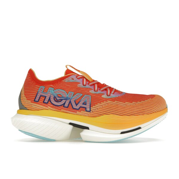 Hoka One One ホカオネオネ メンズ スニーカー 【Hoka One One Cielo X 1 Cerise Solar Flare】 サイズ US_6.5(24.5cm) Cerise/Solar Flare