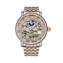 スターリング レディース 腕時計 アクセサリー Men's Rose Gold - Silver Tone Stainless Steel Bracelet W...