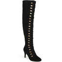 ジャーニーコレクション レディース ブーツ シューズ Women's Trill Lace Up Boots Black
