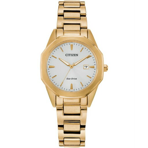 シチズン レディース 腕時計 アクセサリー Eco-Drive Women's Corso Gold-Tone Stainless Steel Bracelet Watch 28mm Gold シチズン レディース 腕時計 アクセサリー Eco-Drive Women's Corso Gold-Tone Stainless Steel Bracelet Watch 28mm Gold