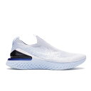 Nike ナイキ メンズ スニーカー ランニング 【Nike Epic React Moc Flyknit】 サイズ US_9(27.0cm) White Hydrogen Blue