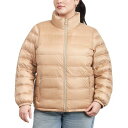 マイケルコース レディース ジャケット＆ブルゾン アウター Women's Plus Size Reversible Shine Down Puffer Coat, Created for Macy's Buff/Bone