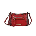 MKFRNV fB[X V_[obO obO Essie Snake embossed Cross body Bag by Mia K Red