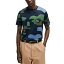 ҥ塼ܥ  T ȥåץ Men's Seasonal Pattern T-shirt Dark Blue