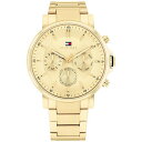 g~[ qtBK[ Y rv ANZT[ Men's Chronograph Gold-Tone Stainless Steel Watch 43mm Gold