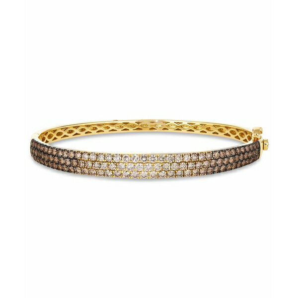  ǥ ֥쥹åȡХ󥰥롦󥯥å ꡼ Ombré® Chocolate Ombré Diamond & Nude Diamond Pavé Bangle Bracelet (3-1/2 ct. t.w.) in 14k Rose Gold (Also Available in White Gold or Yellow Gold) Yellow Gold