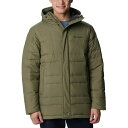 コロンビア メンズ ジャケット＆ブルゾン アウター Men's Saltzman Quilted Water-Resistant Down Parka Stone Green