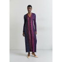 ミッソーニ レディース ワンピース トップス Maxi dress - black/violet/fuchsia