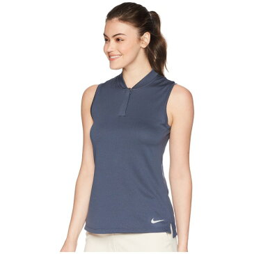 ナイキ レディース シャツ トップス Dry Polo Sleeveless Blade Thunder Blue/Flat Silver