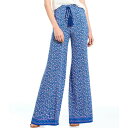 チェルシー&バイオレット レディース カジュアルパンツ ボトムス Floral Print Drawstring Pant Dazzling Blue