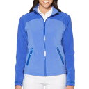 キャラウェイ レディース ジャケット＆ブルゾン アウター Callaway Women's Waterproof Tonal Panel Golf Jacket Dazzling Blue