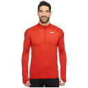 ナイキ メンズ シャツ トップス Dry Element 1/2 Zip Running Top Gym Red/Habanero Red/Heather