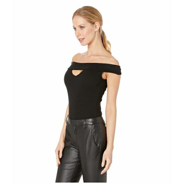 ビービーダコタ レディース シャツ トップス Joplin Off the Shoulder Bodysuit Black