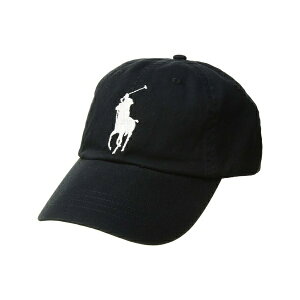 ラルフローレン メンズ 帽子 アクセサリー Big Pony Chino Cap RL Black