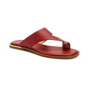 【当日出荷】 アルファニ サンダル シューズ レディース Women 039 s Freddee Toe-Ring Flat Sandals, Created for Macy 039 s Red Leather 【サイズ 7M】