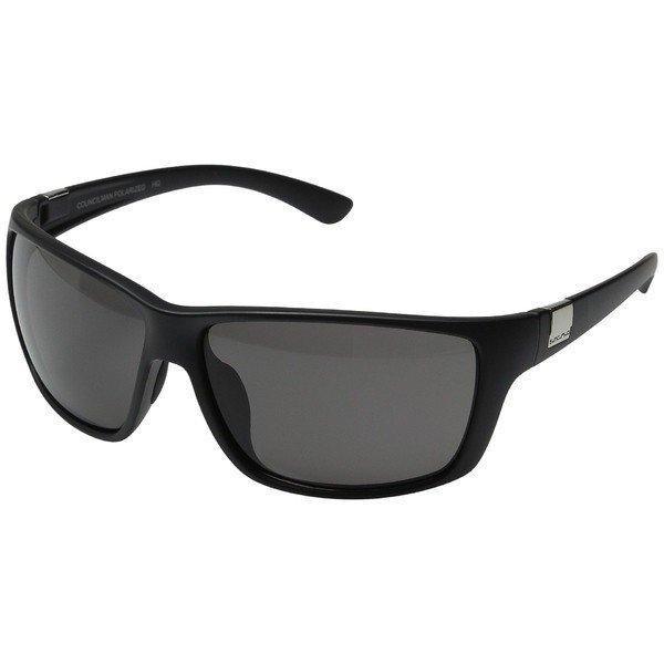 【あす楽&即日出荷】 サンクラウドポラライズド メンズ サングラス・アイウェア アクセサリー Councilman Matte Black/Gray Polarized Polycarbonate -