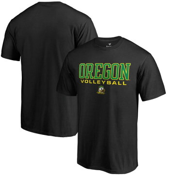 ファナティクス メンズ Tシャツ トップス Oregon Ducks Fanatics Branded True Sport Volleyball TShirt Black