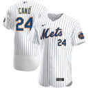 ナイキ メンズ ユニフォーム トップス Robinson Cano New York Mets Nike Home Authentic Player Jersey White