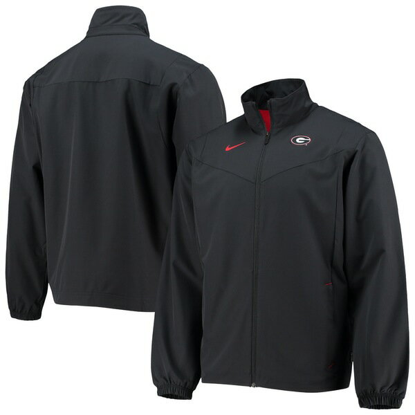 ナイキ メンズ ジャケット＆ブルゾン アウター Georgia Bulldogs Nike 2021 Sideline FullZip Jacket Black