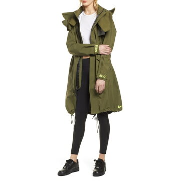 ナイキ レディース ジャケット＆ブルゾン アウター Nike NikeLab ACG GORE-TEX Women's Jacket Olive Canvas