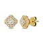 ルヴァン レディース ピアス＆イヤリング アクセサリー Diamond Halo Square Stud Earrings (3/4 ct. t.w.) in 14k Rose Gold or 14k Yellow Gold Yellow Gold