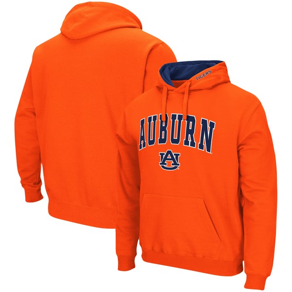 コロシアム メンズ パーカー・スウェットシャツ アウター Auburn Tigers Colosseum Arch & Logo 3.0 Pullover Hoodie Orange