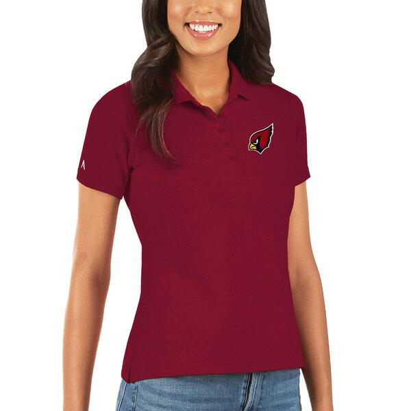 アンティグア レディース ポロシャツ トップス Arizona Cardinals Antigua Women's Legacy Pique Polo Cardinal