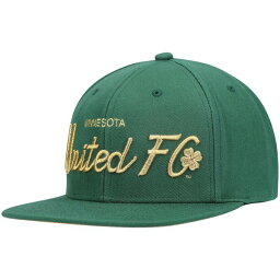 ミッチェル&ネス メンズ 帽子 アクセサリー Minnesota United FC Mitchell & Ness St. Patrick's Day Snapback Hat Green