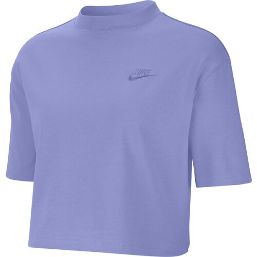 ナイキ レディース シャツ トップス Nike Women's Sportswear Jersey Mockneck T-Shirt Light Thistle