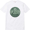 イルミナティ illuminati ピラミッド Tシャツ/半袖 レディース メンズ ストリート フリーメーソン ピラミッド 目玉 ドル札 ドル 陰謀論 秘密結社 魔術 錬金術 支配階層 タブー 禁忌 tee tシャツ